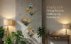 Ginkgo Leaf Wall Art (Gold & Blue)