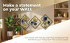 Ginkgo Leaf Wall Art (Gold & Blue)