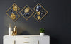 Ginkgo Leaf Wall Art (Gold & Blue)